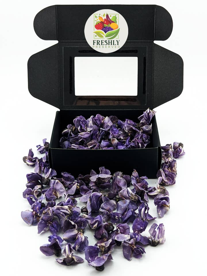 Freeze-dried Edible Bean Flower for wholesale by Freshly Preserved