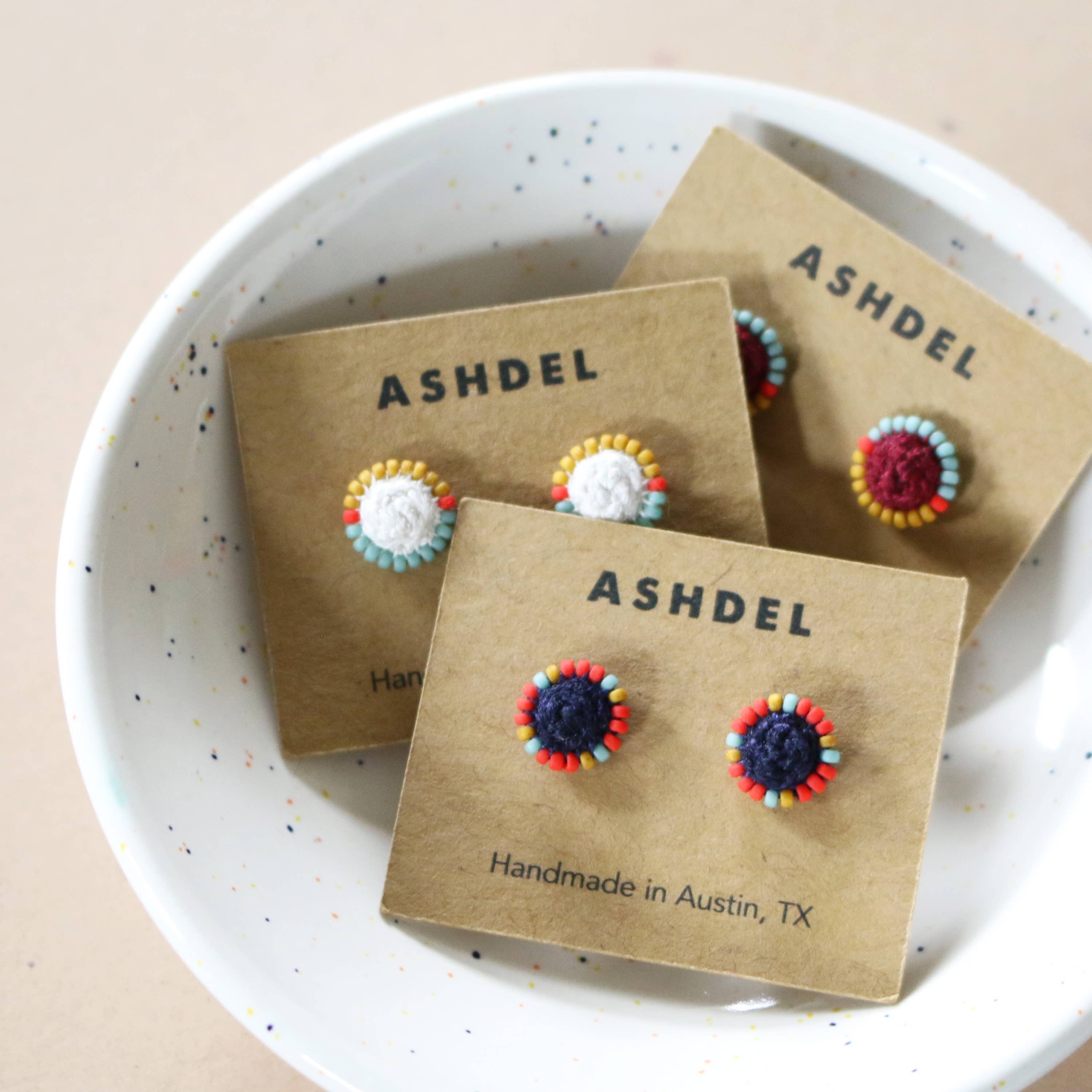 ashdel - Wholesale Stud/Post Earrings - Braid Studs1