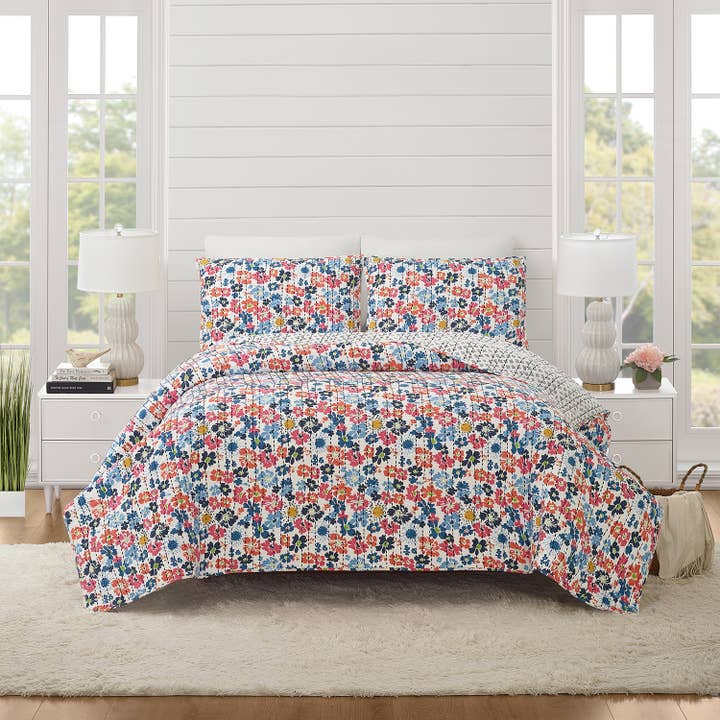 Blossom Quilt Set - Modern Heirloom for wholesale by Peking Handicraft
