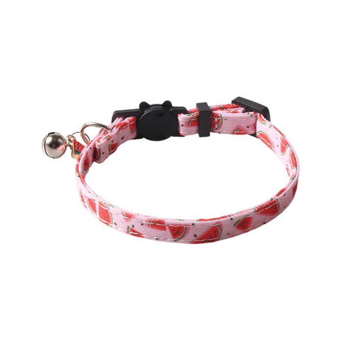 PAWPAWwholesale - Wholesale Pet Collar - Cat/Dog - Floral Cat Collar with Bell – Adjustable Fit_CWMM76149