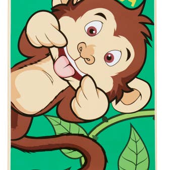 Area - Vente Jeu de sport – enfant et bébé - Skateboard pour enfants Area Funny Monkeys