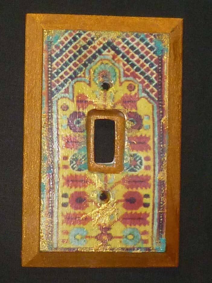 Light Switch Cover, Moroccan Inspired for wholesale by BazaarZauber