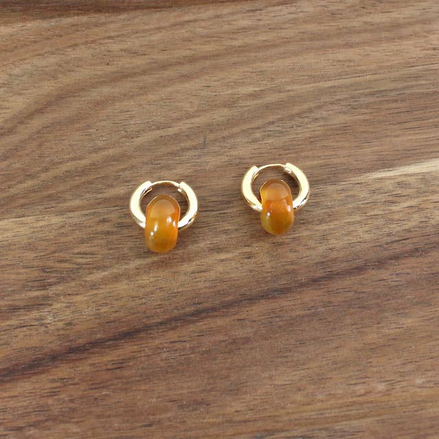 E24091 Steinringohrringe für den Großhandel von Pretty Persuasions