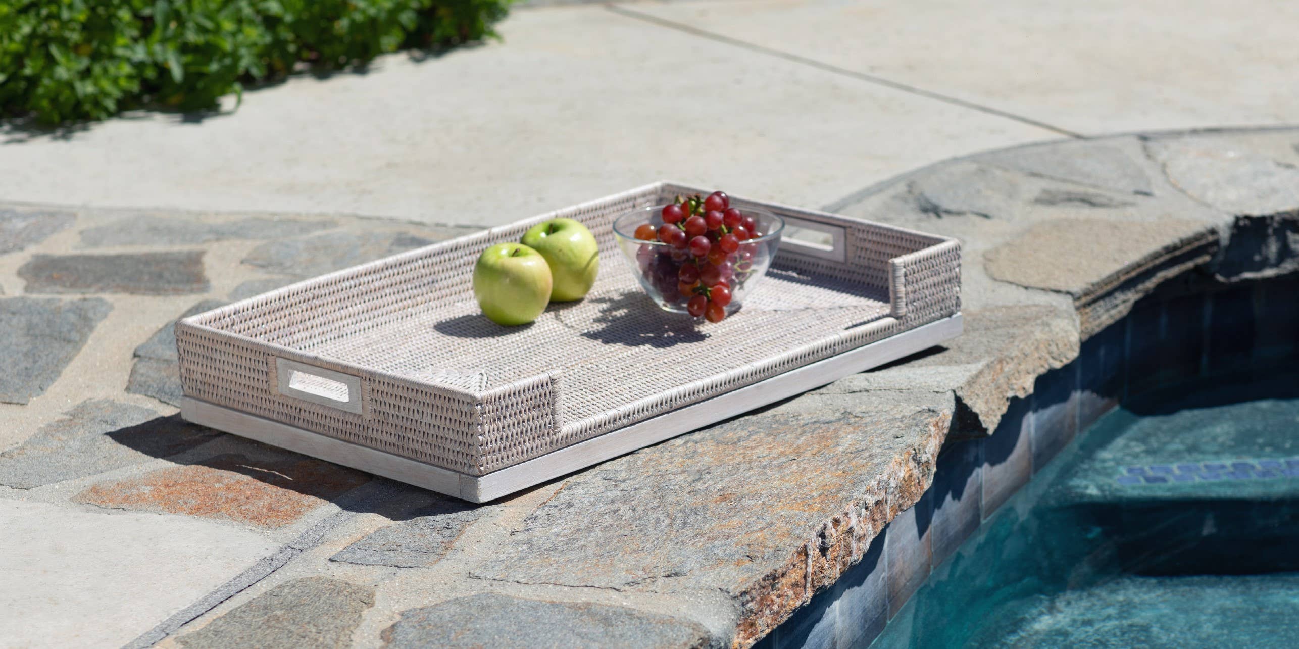 Artifacts Trading Company - Wholesale Serving Tray - Rattan Breakfast Tray Table – Folding Serving Tray11