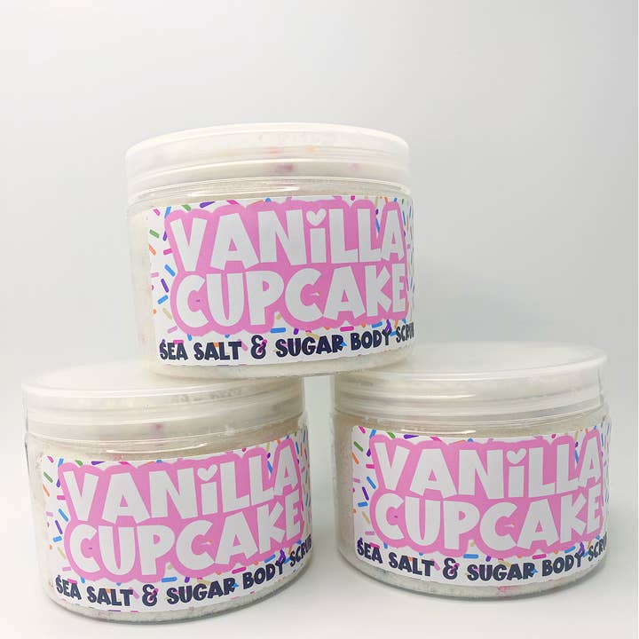 The Little Bubble - Wholesale Body Scrub/Exfoliant - Vanilla Cupcake Sea Salt and Sugar Body Scrub 1