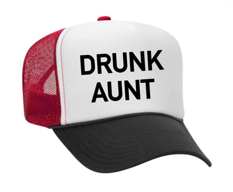 Inappropriate Trucker Hats - Wholesale Trucker Hat - Women's - Drunk Aunt Trucker Hat23