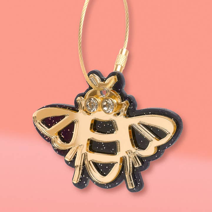 Tribe + Temple - Wholesale Keychain - Women's - Bee Keychain + Purse Charm