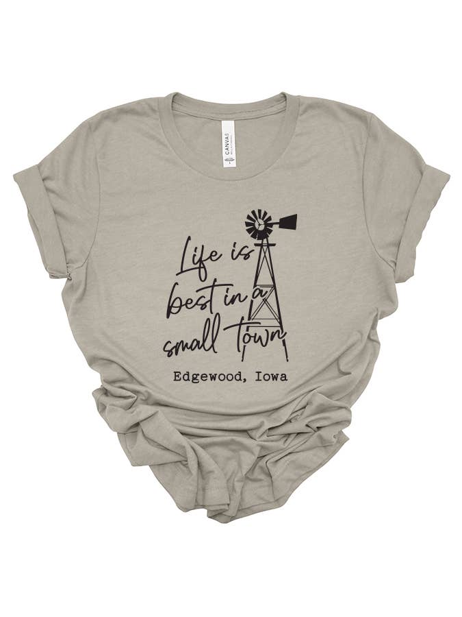 Heather Stone Life Is Best Windmill Personalized Tee for wholesale on Faire