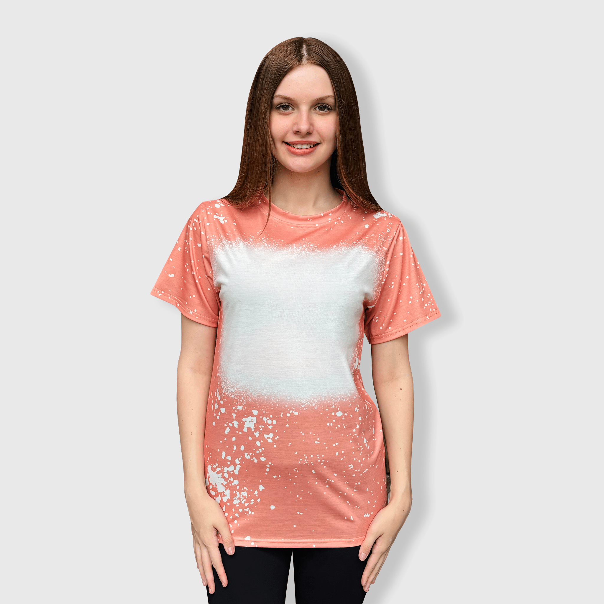 ILTEX Apparel - Wholesale T-Shirt - Women's - FAUX Bleached Tees - Adult19