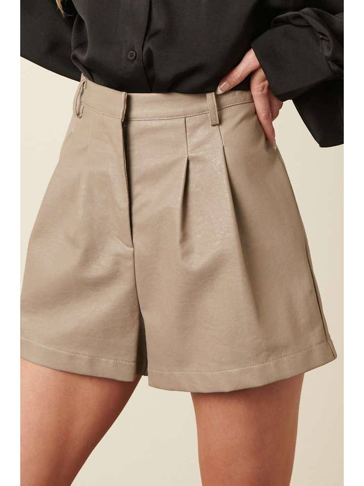 mittoshop - Wholesale Shorts - Women's - LEATHER WORK SHORTS