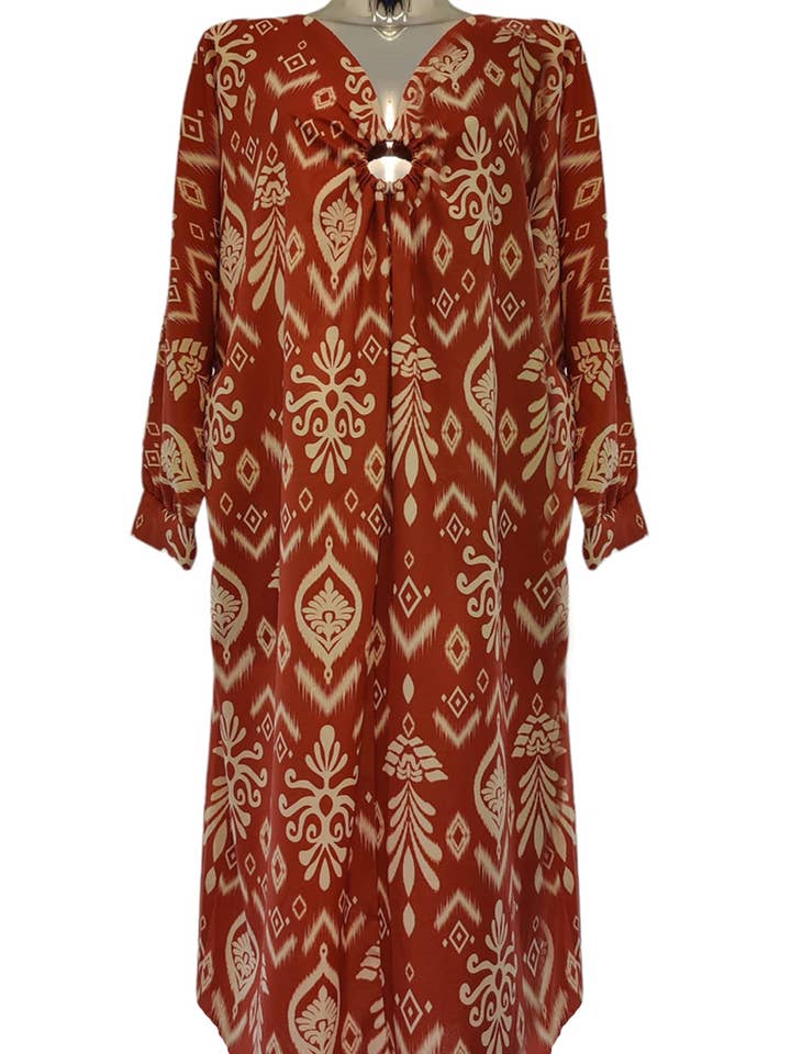 Jurk met Kaspische print voor wholesale door Misstreat