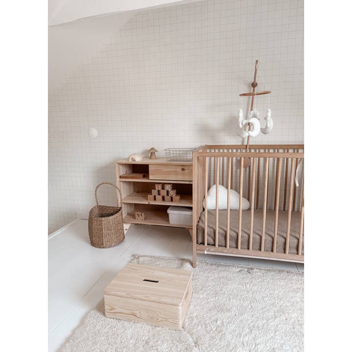 Edie & Joe - Wholesale Baby Mobile - Micro Boucle Shell & Moon Mobile Nursery Decor4