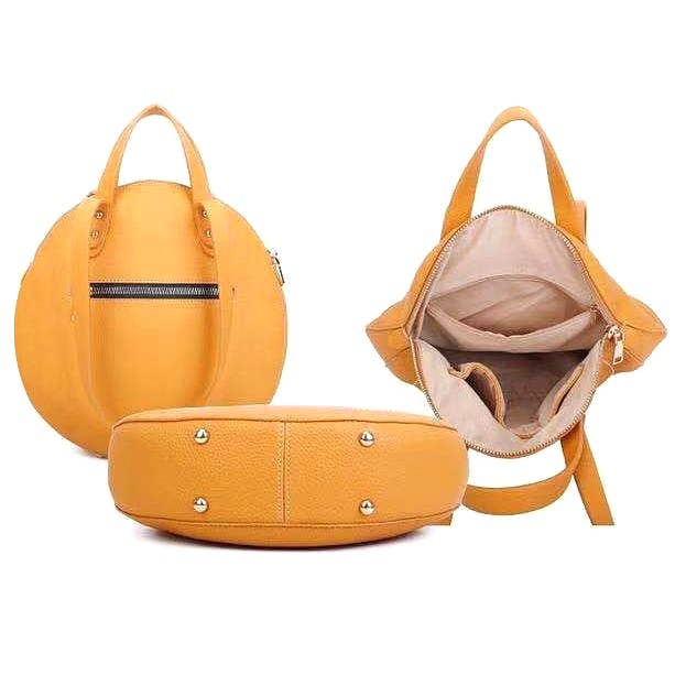 Diacly - Wholesale Shoulder Bag - Women's - Circle Vegan PU Leather Shoulder Bag1