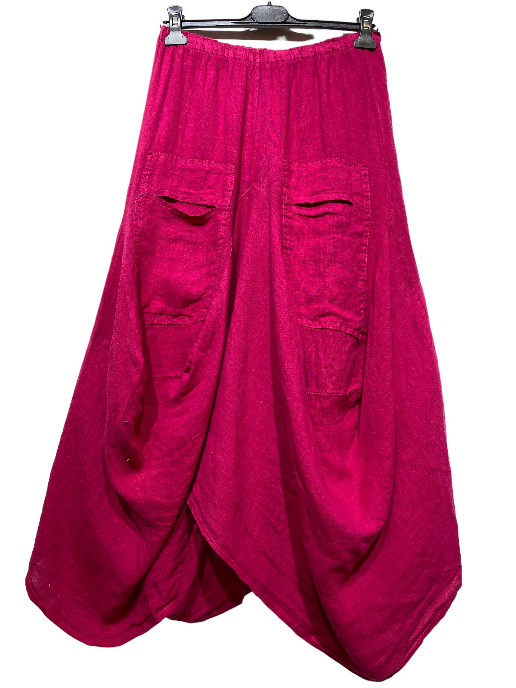 LINEN & COTTON HOUSE - Wholesale Jumpsuit - Women's - LINEN SAROUEL SKIRT WITH POCKETS 9917 66330