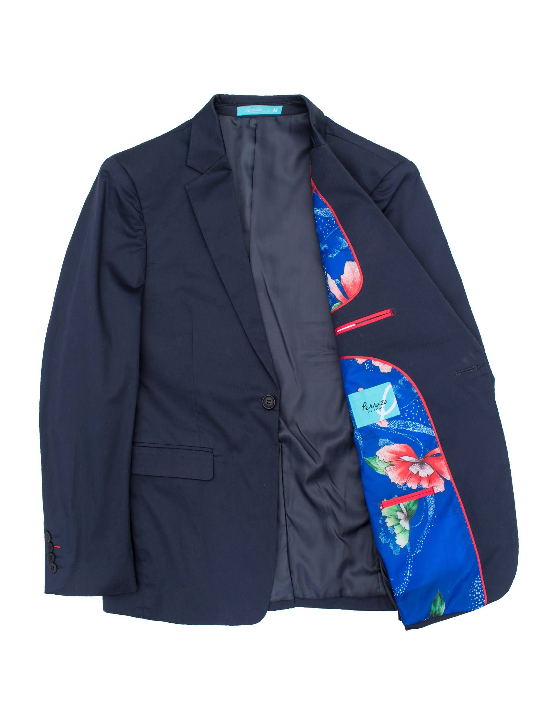 Perruzo - Wholesale Blazer - Heren - 9010 Navy katoenen stretch fashion blazer voor heren (1720)1