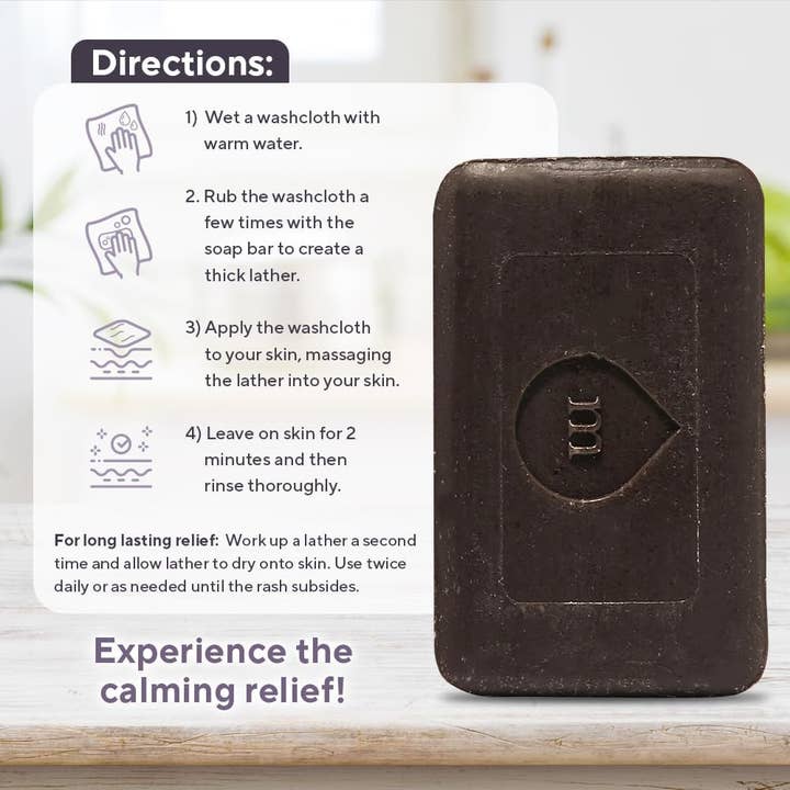 Marie's Original Formulas - Wholesale Eczema Treatment - Eczema & Psoriasis Relief Face & Body Wash Soap 3.5 Oz4