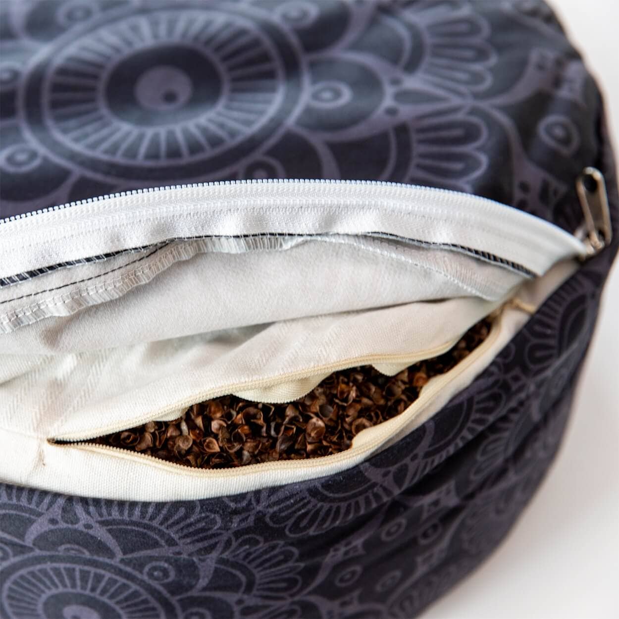 Divasya - Wholesale Meditation Supplies - Meditation cushion Mandala round 33 cm | Seat height 15 cm2