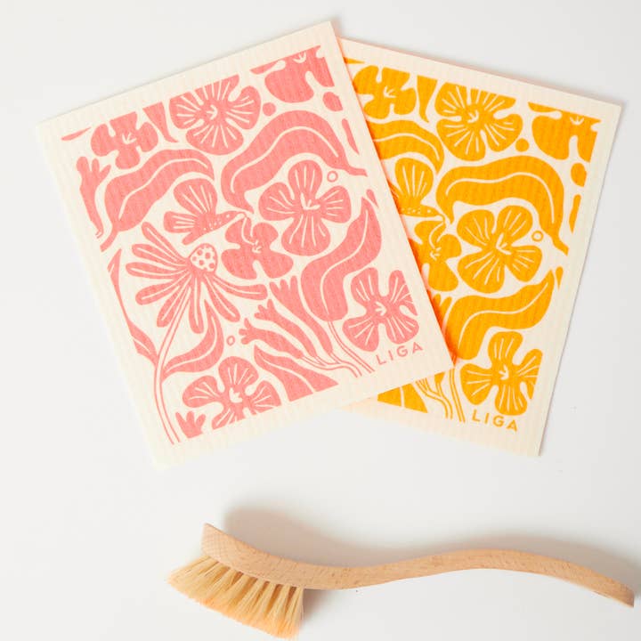 Eco Dishcloth - Flora for wholesale by LIGA