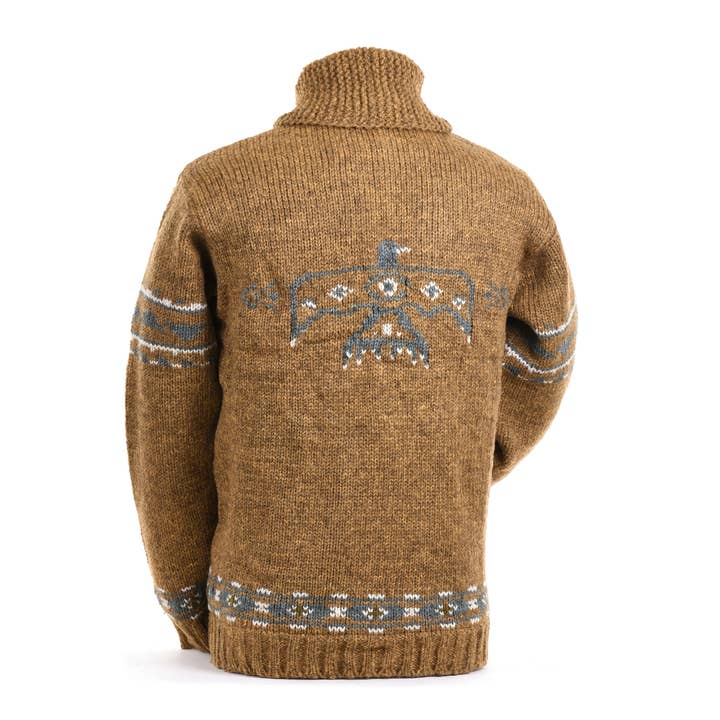 Lost Horizons Knitwear - Wholesale Knit Sweater - Men's - Eagle Sweater Jacket – Thunderbird Design