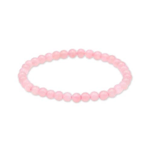 Green Tree – Pulseira de missangas por atacado – Pulseira de Contas de Quartzo Rosa - Madagascar0