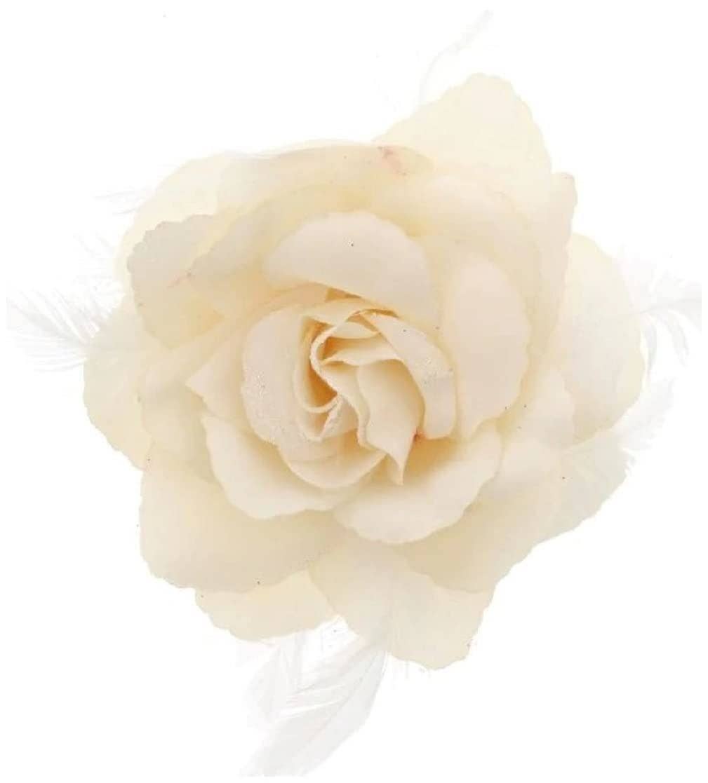 Topkids Accessories – wholesale Fascinator-hatt - Dam – Rose Flower Hair Clip Hårband Blommig Corsage Fascinator Hårband Aligator Näbbgrepp för kvinnor och flickor Bröllop Prom Party Särskilda tillfällen20