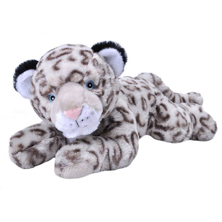 Ecokins Snow Leopard Stuffed Animal 12" for wholesale by Wild Republic