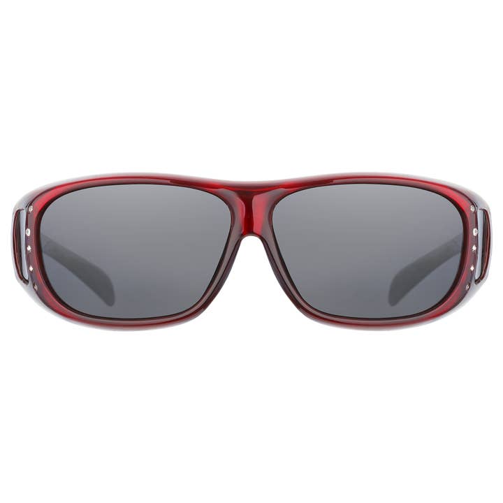 SolarX Eyewear - Vente Lunettes de soleil – unisexe - FO02R/POL - Lunettes de soleil Fit Over Style avec verres polarisés