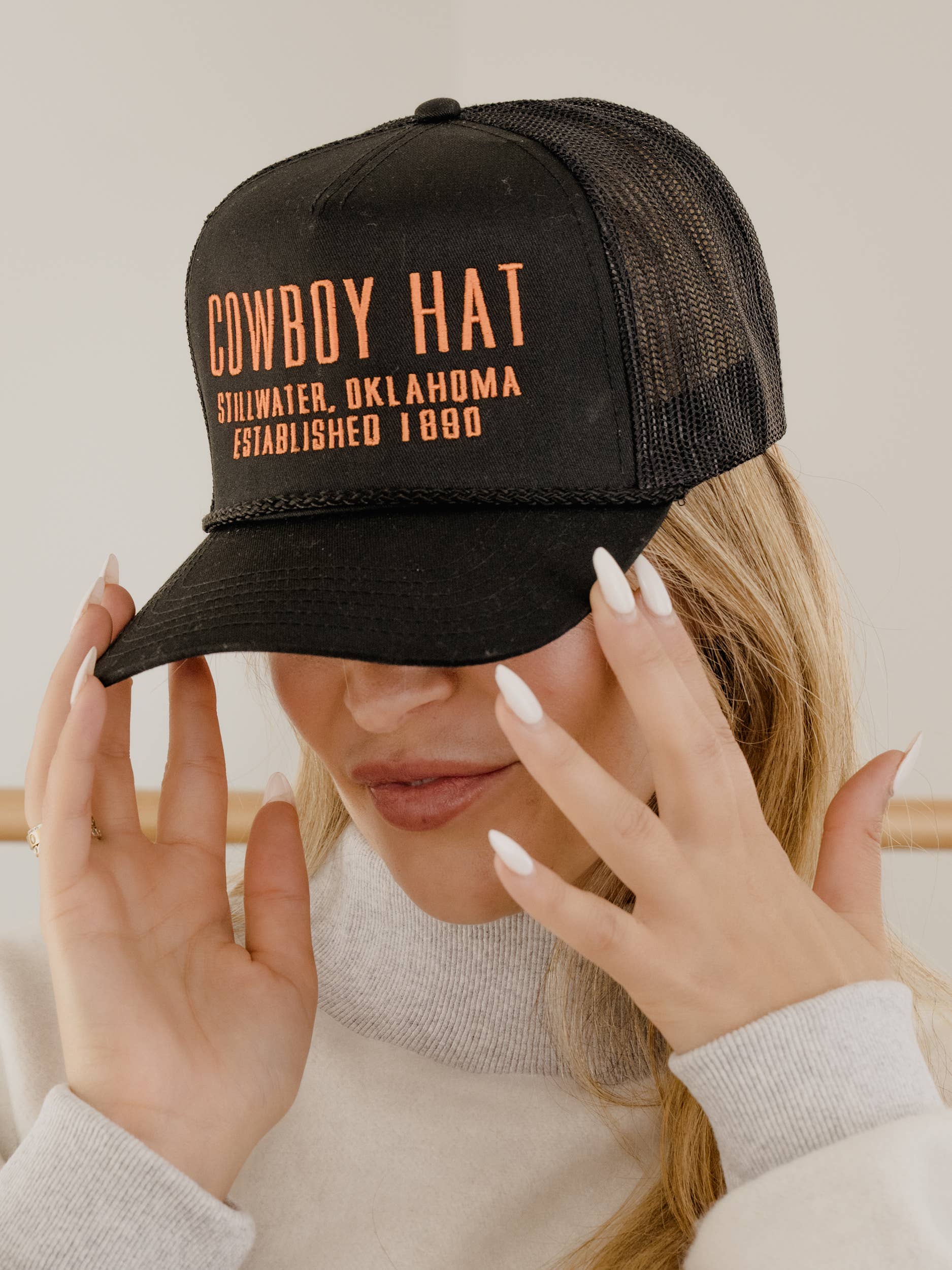 LivyLu - Wholesale Baseball Cap - Unisex - Black Cowboy Hat Stillwater Oklahoma1