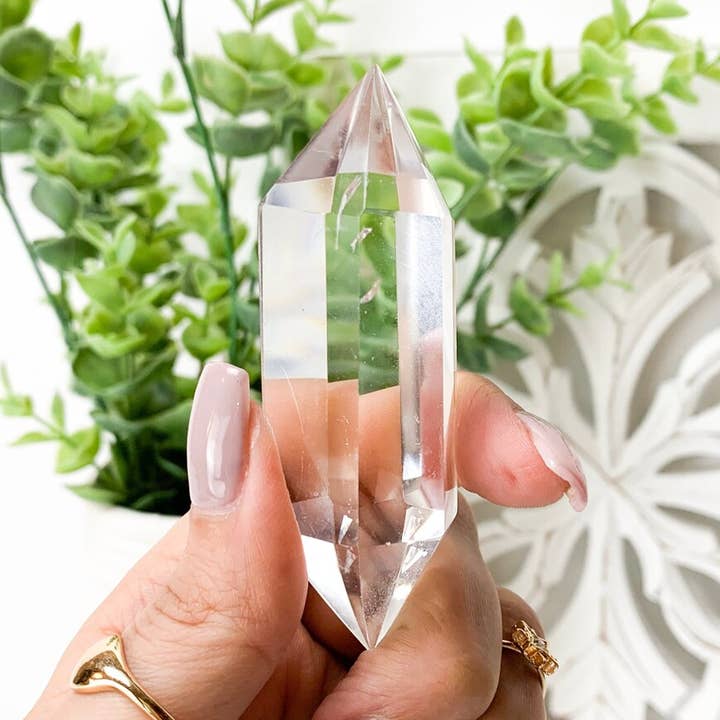 Clear Quartz Double Terminated for wholesale by Yellow Tree Company