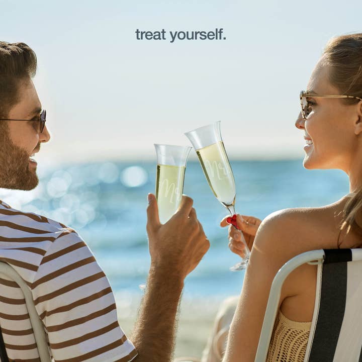 Alpine - Wholesale Champagne flute - Bride & Groom Champagne Flutes Red Hearts Glasses (Set of 2)13