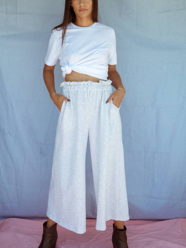 Bloom Pants - Grijs voor wholesale door Soft Haus