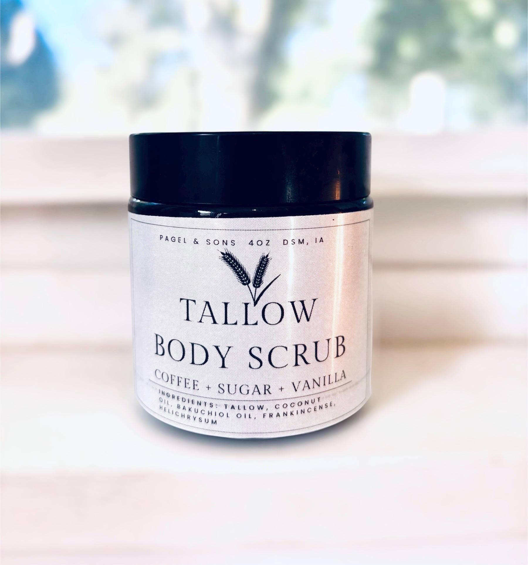 Pagel & Sons - Wholesale Body Scrub/Exfoliant - Tallow body scrub with grassfed beef tallow body polish