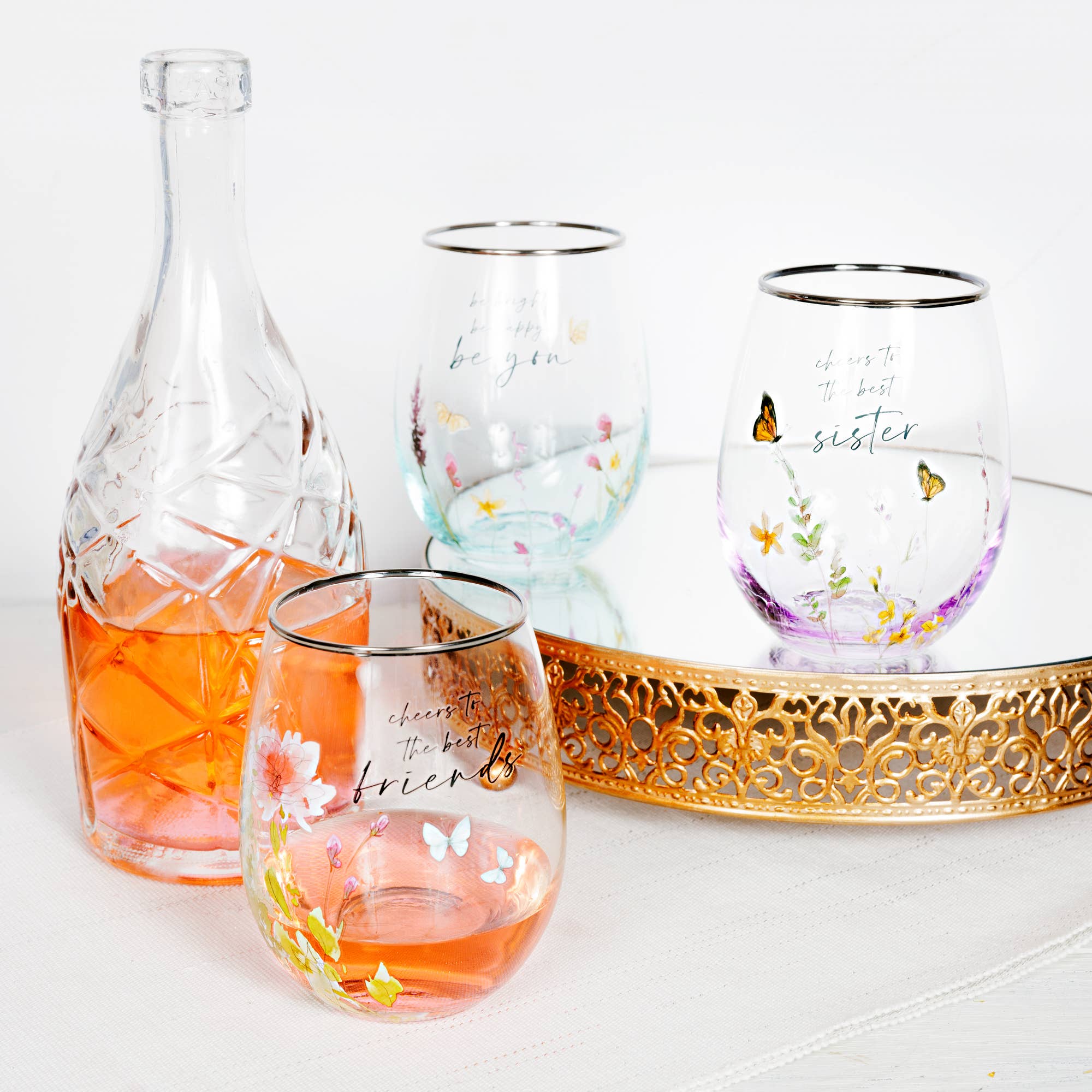 Pavilion - Wholesale Wine Glass - Be You - 20 oz Stemless Wine Glass3