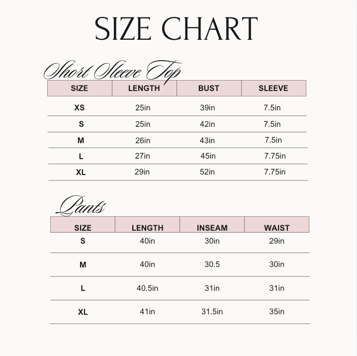 KENZKUSTOMZ - Wholesale Sleepwear Set - Women's - Pink Coffee - Short Sleeve + Pant Pajama Set16