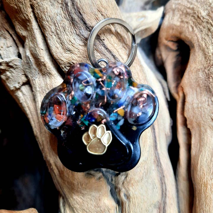 Secret Synergy Stones - Wholesale Pet Collar Charm - Cat/Dog - EMF 5G Pet Protection Orgone Crystal Dog Charm over 30 lbs