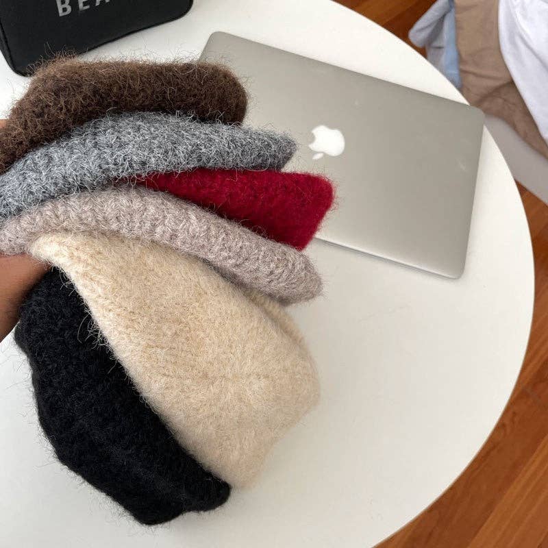 ShieldChic - Wholesale Baret - Dames - Wollen gebreide baret hoed4