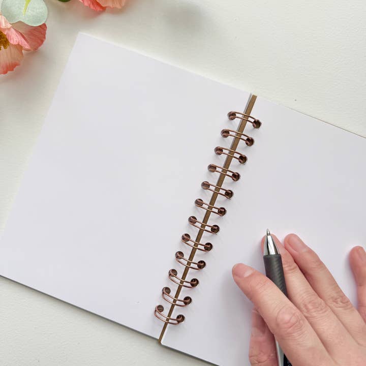 D. Prince Designs - Wholesale Notebook - Hand-Illustrated + Handmade Notebook/Sketchbook | Leaves + Berries2