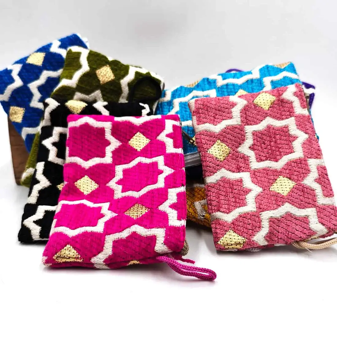 Hecho a mano - Wholesale Makeup/Cosmetic Bag - Medium Zellige Wallet. Multipurpose1