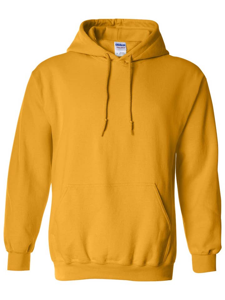 Tshirtplus - Wholesale Hoodie - Men's - Gildan 18500 Gold Hoodie Sweatshirt Custom Print Service1