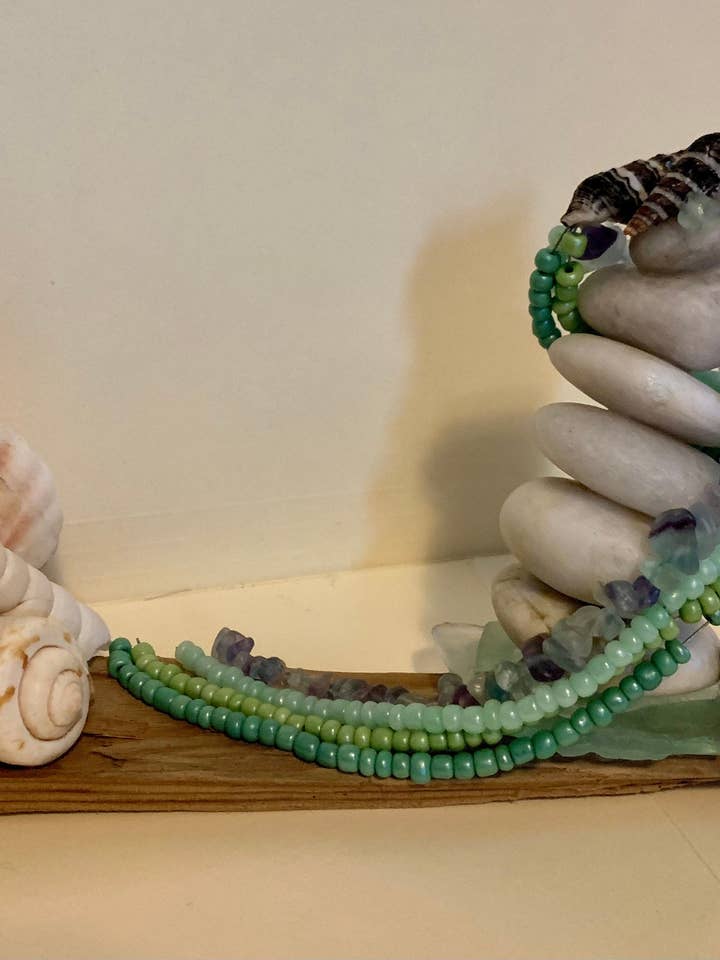 Stile giardino fluorite e peridoto per la vendita all'ingrosso da parte di Cairns & Creations by ECW