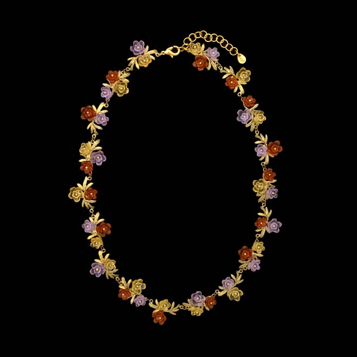 Mums All Around Necklace - 16" Adj. for wholesale by Michael Michaud