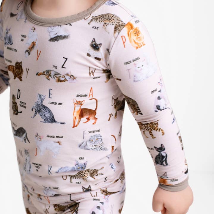 Paws Long Sleeve PJ's for wholesale by Jammie Session formerly Big Dreams Little Jammies
