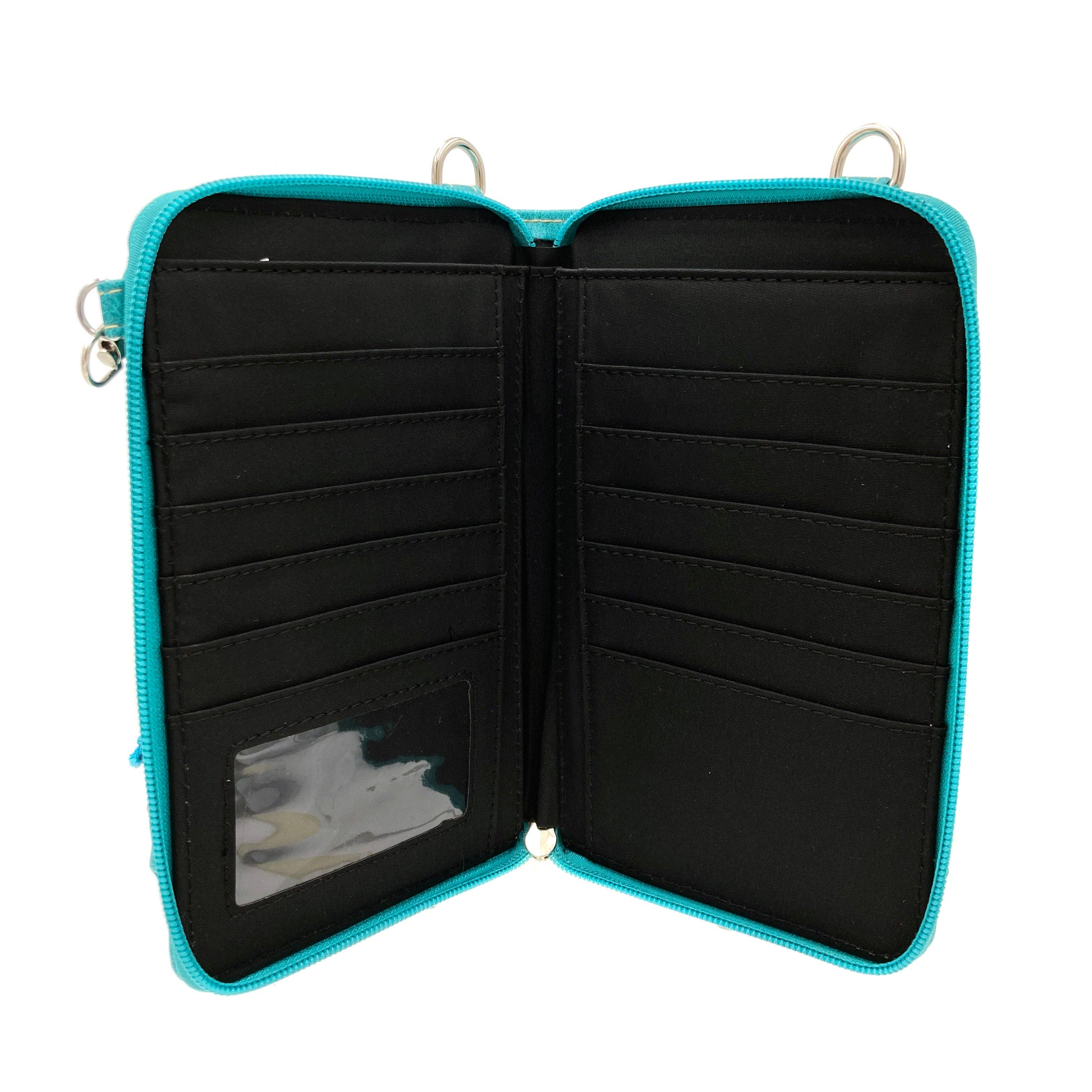 Lunar Deer - Wholesale Phone Wallet - Women's - Embroidered Horse Crossbody Western Phone Wallet4