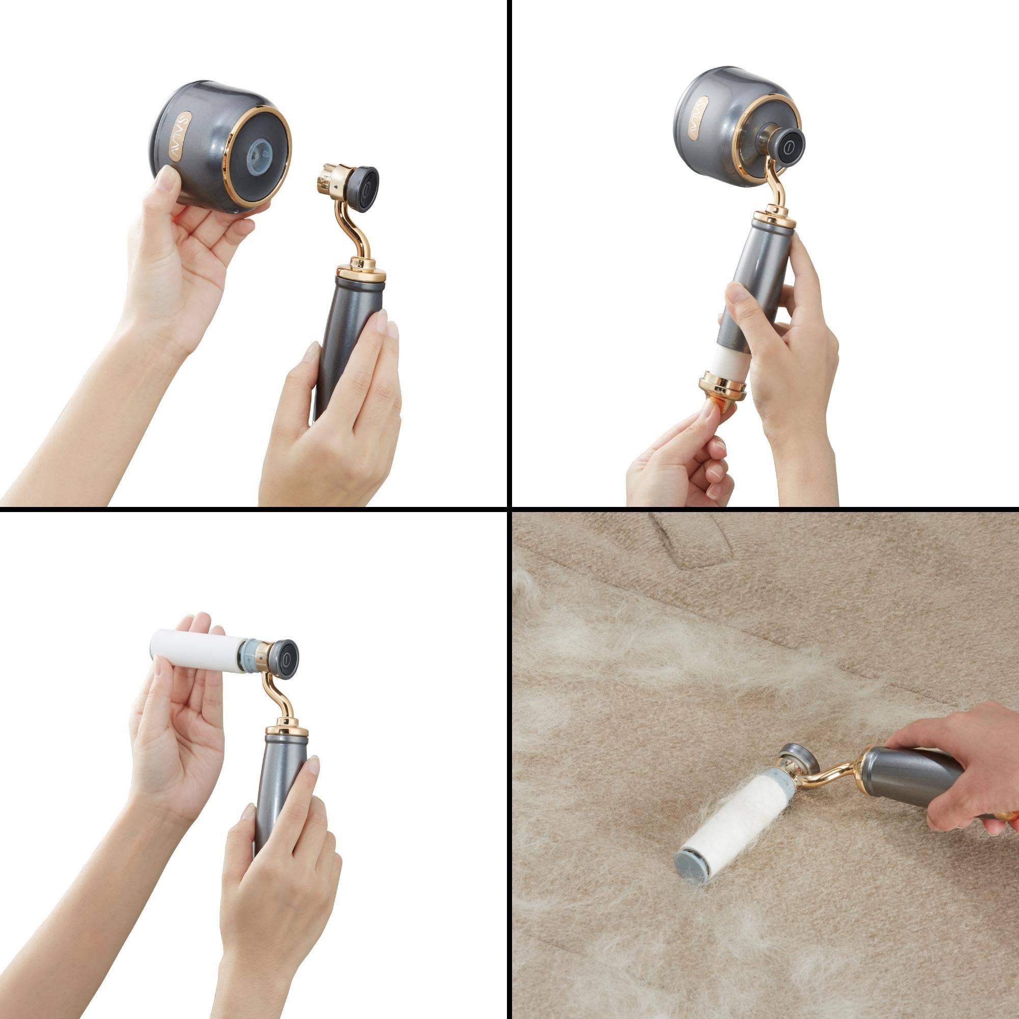 Salav-True & Tidy - Wholesale Lint Roller - Retro Edition Rechargeable Fabric Shaver and Lint Roller30