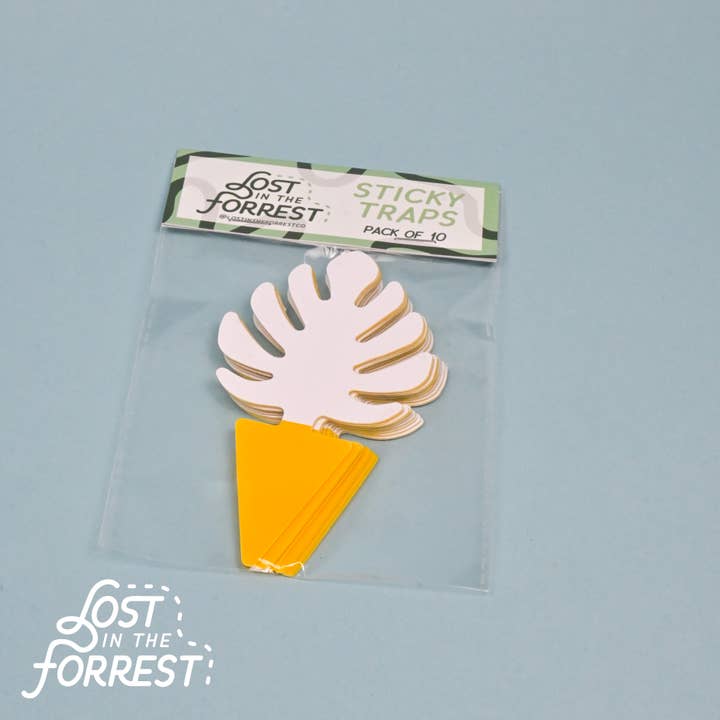 Lost in the Forrest - Wholesale Garden Tool - Leaf Sticky Traps (Pack of 10)
