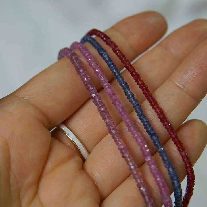 Collar completo de piedras semipreciosas para venta al por mayor de Imi jewelry