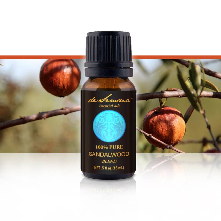 SANDALWOOD ESSENTIAL OIL - of 100% Proven Purity - Most Popular for Sleep and Libido! for wholesale by deSensua Oils