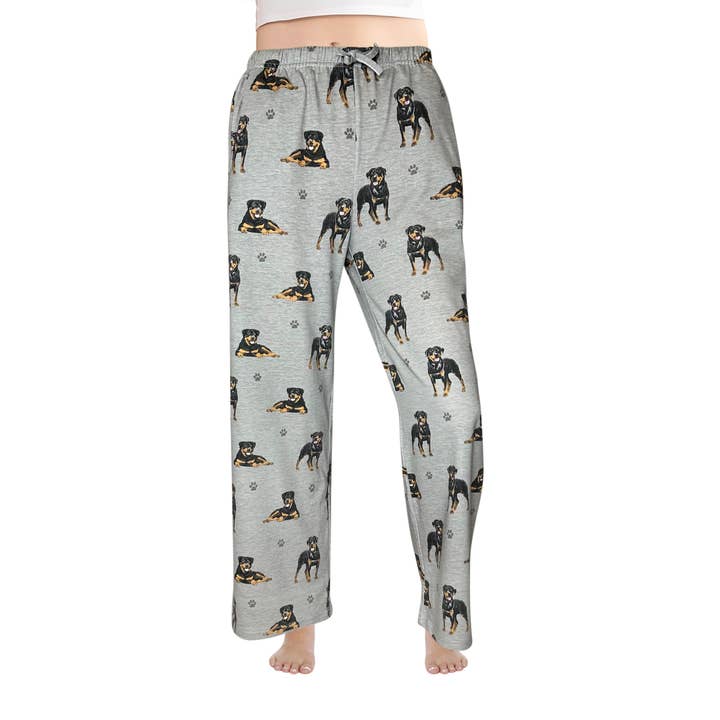Rottweiler Pajama Bottoms - Pet Lover Pajama Pants for wholesale by E&S Pets