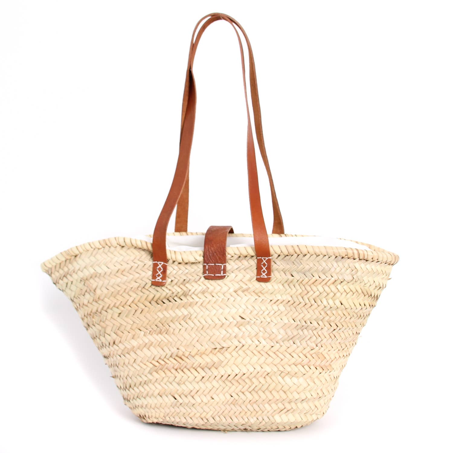 Logionline SLU - Wholesale Beach Bag - Palma Natural Carry Bag with White Lining Flap4