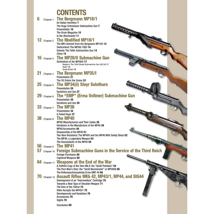 Schiffer Publishing - Wholesale History & Geography - German Submachine Guns, 1918–19452